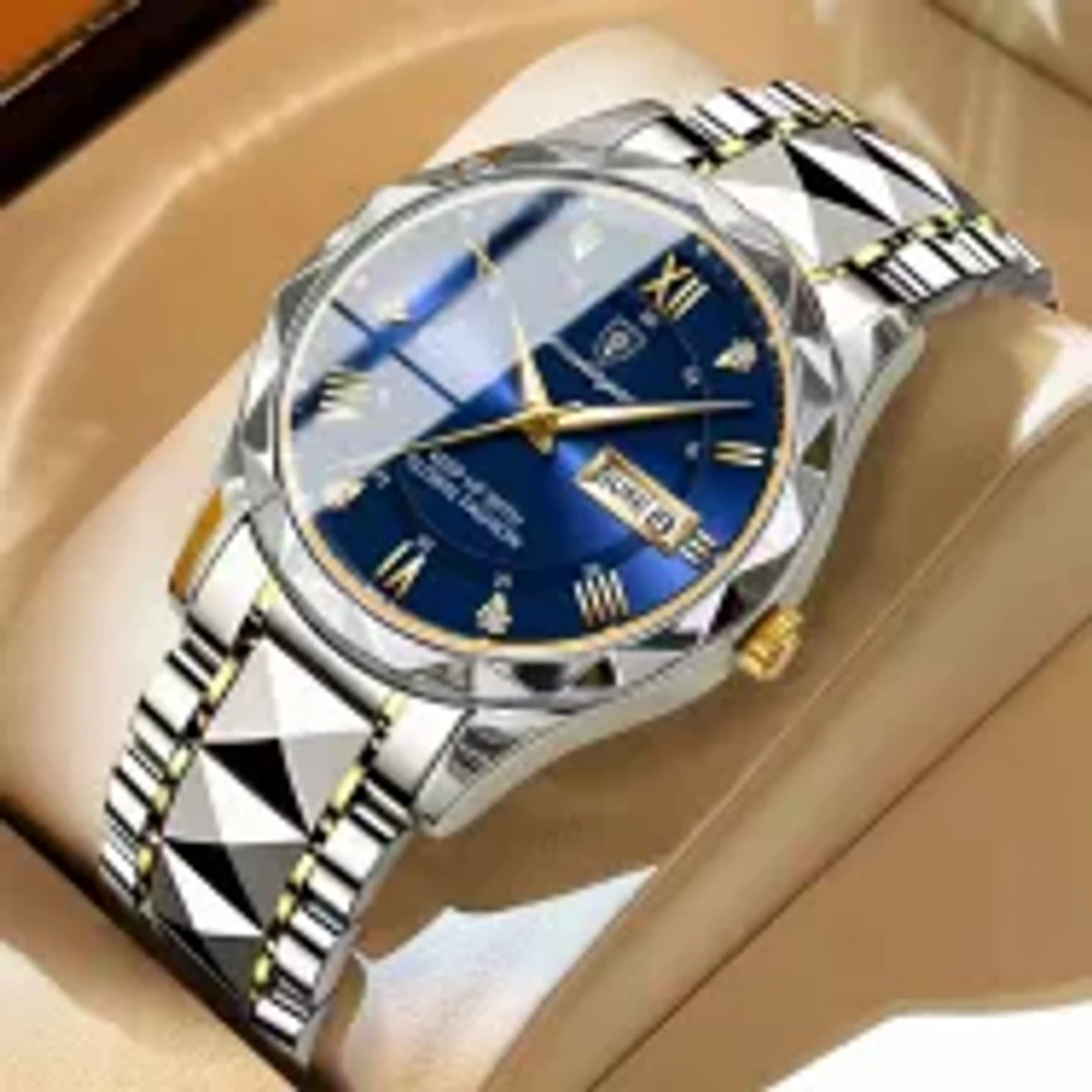 POEDAGAR Brand Fashion Mens Watch Luxury Top Business Stainless Steel Water Resistant Wristwatches Male Sport Luminous Date Man Clock