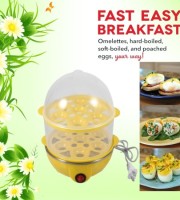 Multifunctional Double Layers Electric Smart Egg Boiler Egg Steamer Poacher