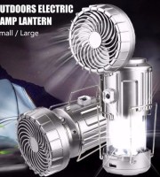 Camping Lights Multifunctional Solar Energy Fan Light Lantern Tent Light Waterproof for Outdoor