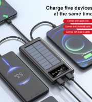 Solar Power Bank 20000mAh External Battery for any Mobile Phone Fast Charger Portable Outdoor Power bank