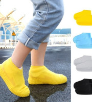 Boots Silicone WATERPROOF SHOE COVER Reusable Rain Shoe Covers Unisex Shoes Protector Anti-slip Rain Boot Pads For Rainy Day New